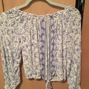 Hollister off-the-shoulder top